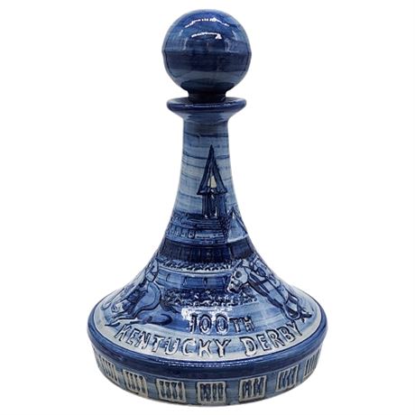 Vintage Louisville Stoneware Co. 100th Kentucky Derby Ceramic Ship's Decanter