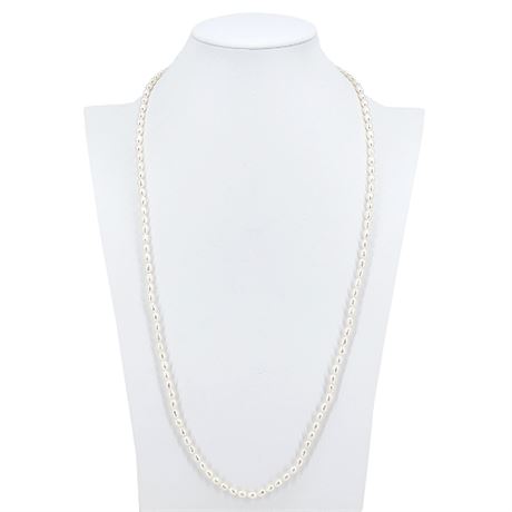 Vintage 30" Endless Freshwater Pearl Necklace