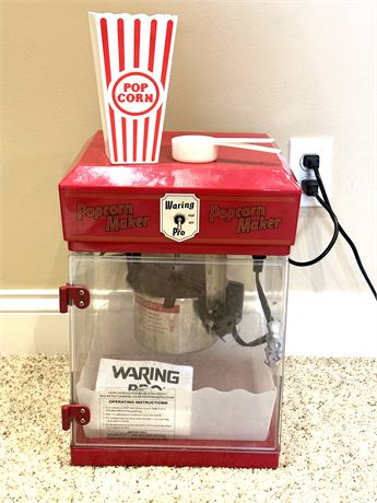 Waring Pro (WPM25) Professional 8 cup 300 Watt Popcorn Maker
