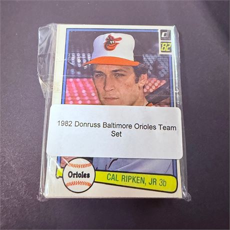 1982 Donruss Baltimore Orioles Set