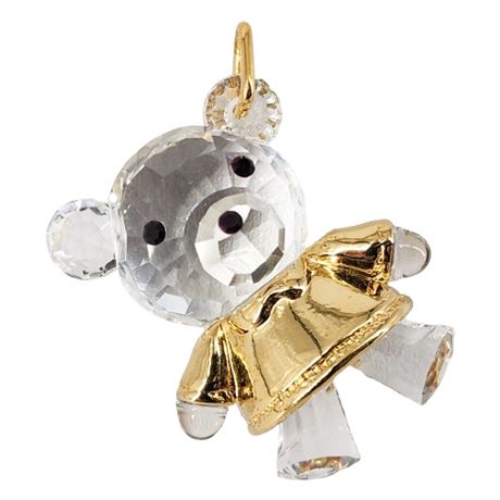 SWAROVSKI Crystal Memories Teddy Bear Girl Pendant in Original Box