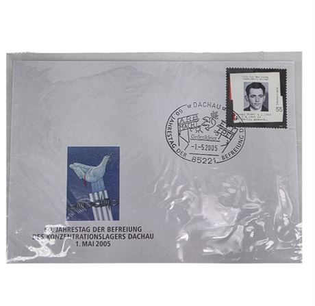 Rare German 2005 FDC Commemorating Survivors of Dachau