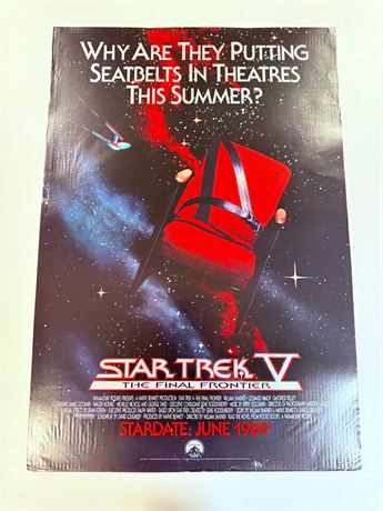 Star Trek V Original Rolled 27x41 Movie Poster