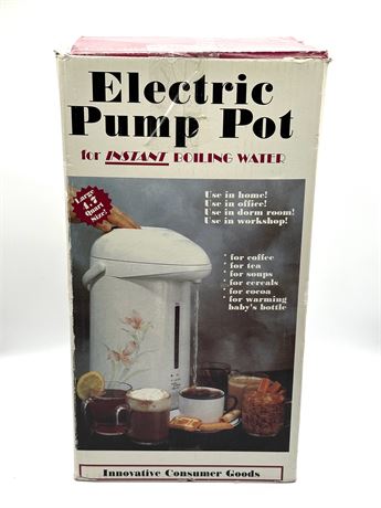 Electric Pump Pot