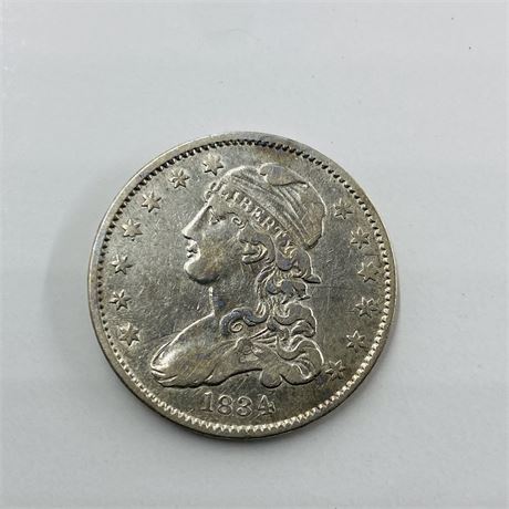 1834 Capped Bust  Quarter