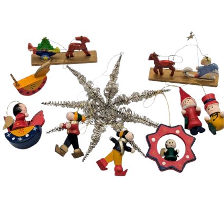 Vintage Ornaments with Star