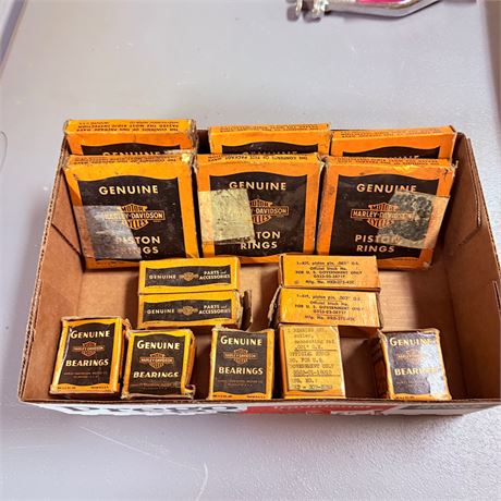 NOS WWII Military Surplus Harley Davidson Lot