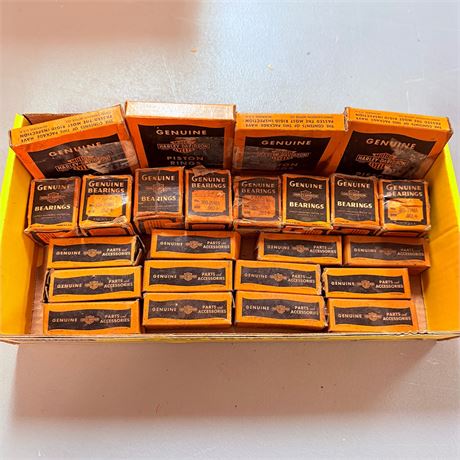 NOS WWII Army Surplus Harley Davidson Lot