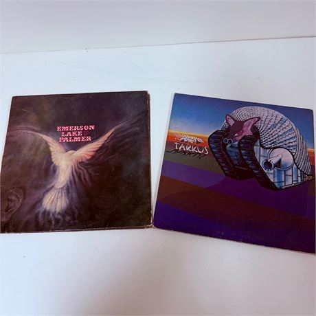 2 Emersin Lake & Palmer Vinyl Albums