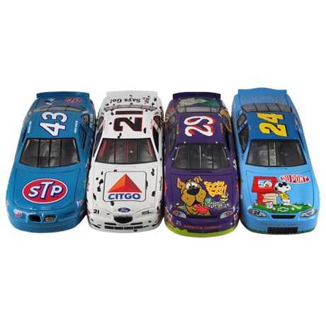 Model NASCAR Cars - Lot of 4