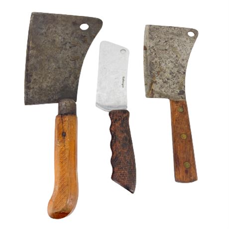 Vintage Cleaver Knives inc. Cattaraugus