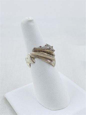 Vintage Nel S. Nelson Sterling Ring Size 6