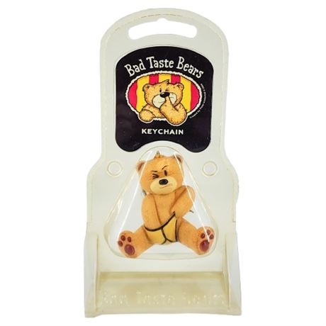 Vintage Bad Taste Bears Keychain, New in Package