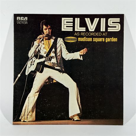 Elvis Presley "Elvis As Recorded At Madison Square Garden" LP