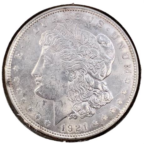 1921 Morgan Silver Dollar US Coin