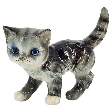 Vintage Goebel Porcelain Kitten Figurine