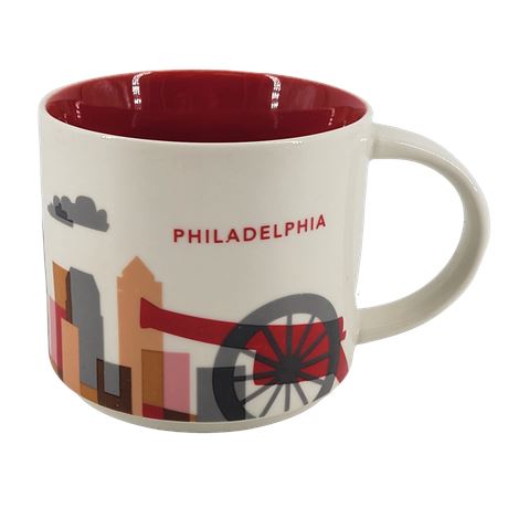 Starbucks Your Are Here "Philadelphia" Collection Coffee Mug