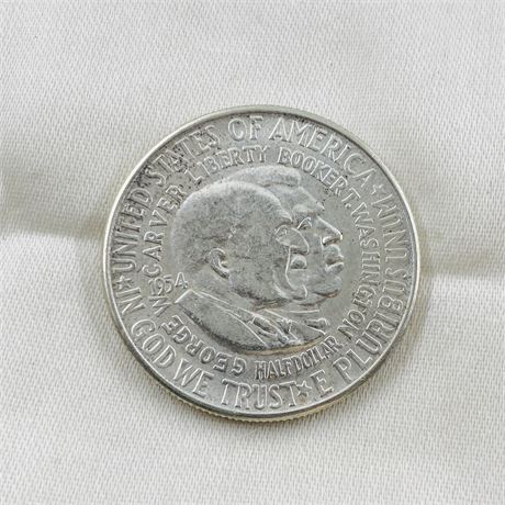 BU 1954-S George Washington Carver Half Dollar