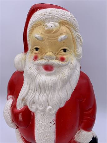 Mid Century Empire Plastic Corp 14” Illuminated Santa Holiday Decoration c1968