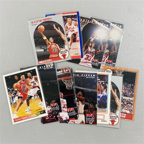 12 Scottie Pippen Cards
