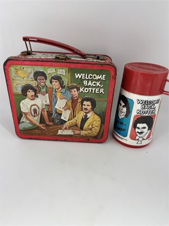 Welcome Back Kotter Lunch Box With Thermos
