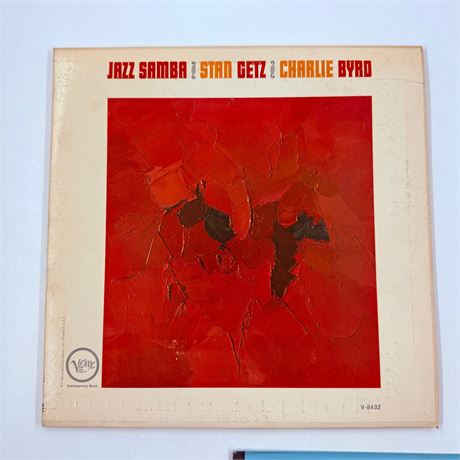 Stan Getz Charlie Byrd Jazz Samba Vinyl Record