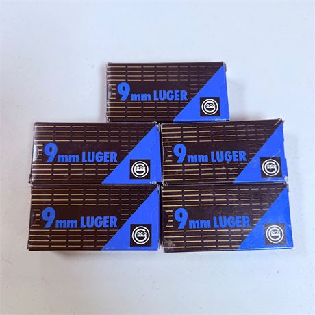 250 Rounds 9mm Ammo