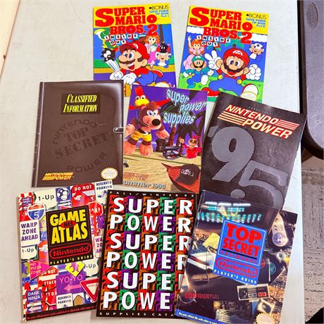 Vintage Nintendo Books and Magazines
