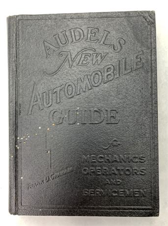 Vintage 1964 Audels New Automobile Guide Book