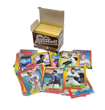 Topps 1990 Baseball Cards, "Traded" Series