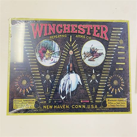 ‘Winchester’ 12.5x16” Retro Metal Sign