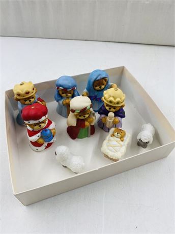 Miniature Bear Nativity