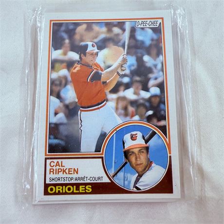 1983 O Pee Chee Baltimore Orioles Set