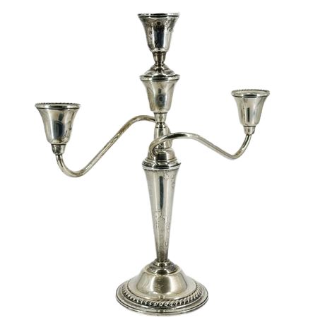 Vintage International Sterling Weighted Convertible Candlestick- 4 Pieces