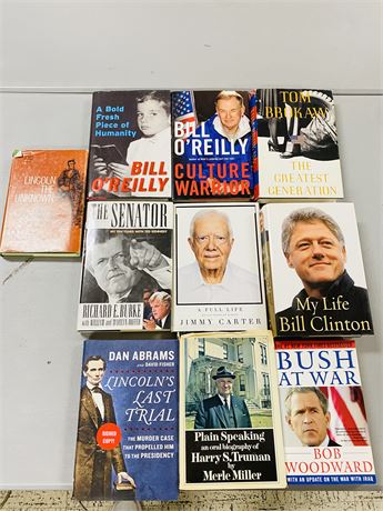 Hardcover Book on Presidents