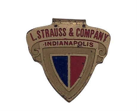 Early Levi Strauss & Company Indianapolis Enamel Clip
