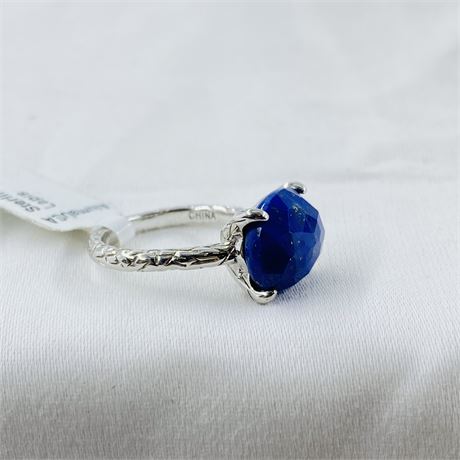 5.6g Sterling Lapis Ring Size 6