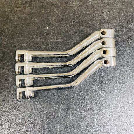 4 NOS ‘45 Harley Davidson Chrome Kicker Arms