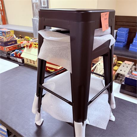 2 New 24” Industrial Stools
