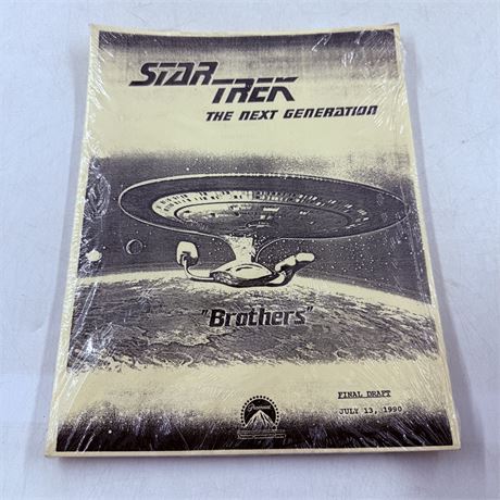 Star Trek TNG ‘Brothers’  Script
