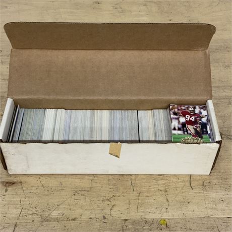 Box of Football Cards - 14" x 4" x 3"