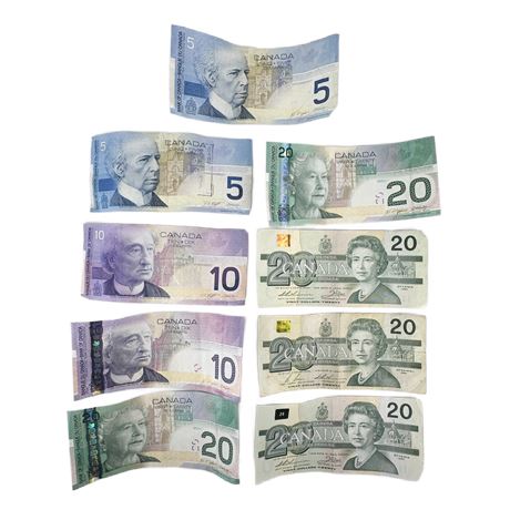 Lot of Assorted Canadian Paper Money