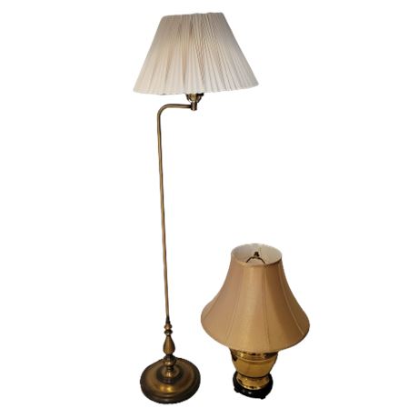 Brass Lamps, Lot of 2
