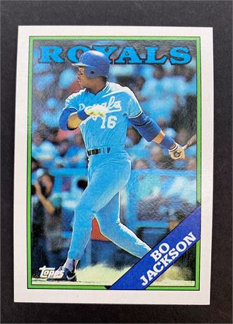 1988 TOPPS #750 Bo Jackson Royals Baseball Card