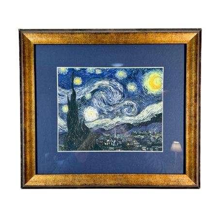 Vincent Van Gogh "Starry Night" Framed Art Print