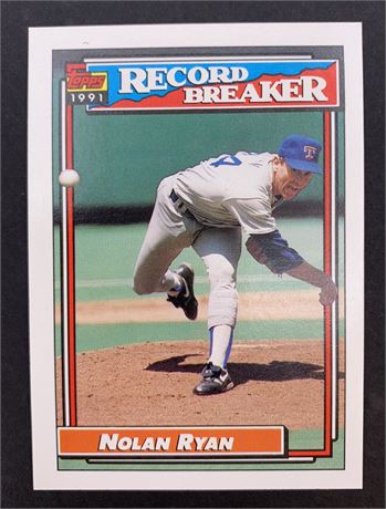 1992 TOPPS #4 Nolan Ryan Record Breaker Baseball Card