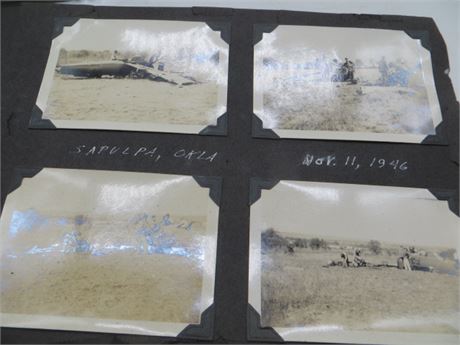 1920's PHOTO ALBUM CHICAGO RAILROAD CRASH