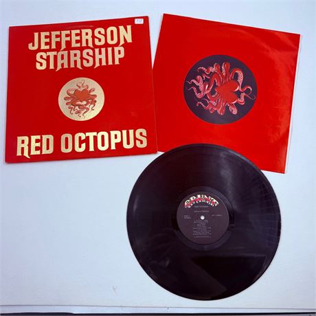 Jefferson Starship Red Octopus Vinyl Record