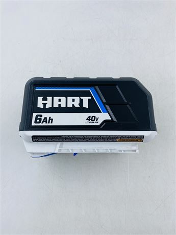 New Hart 6ah 40v Battery