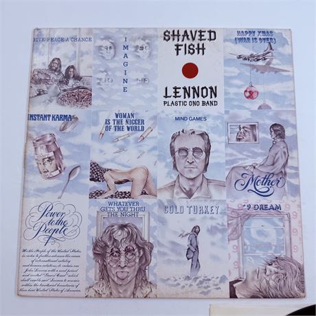 John Lennon Shaved Fish Vinyl Record